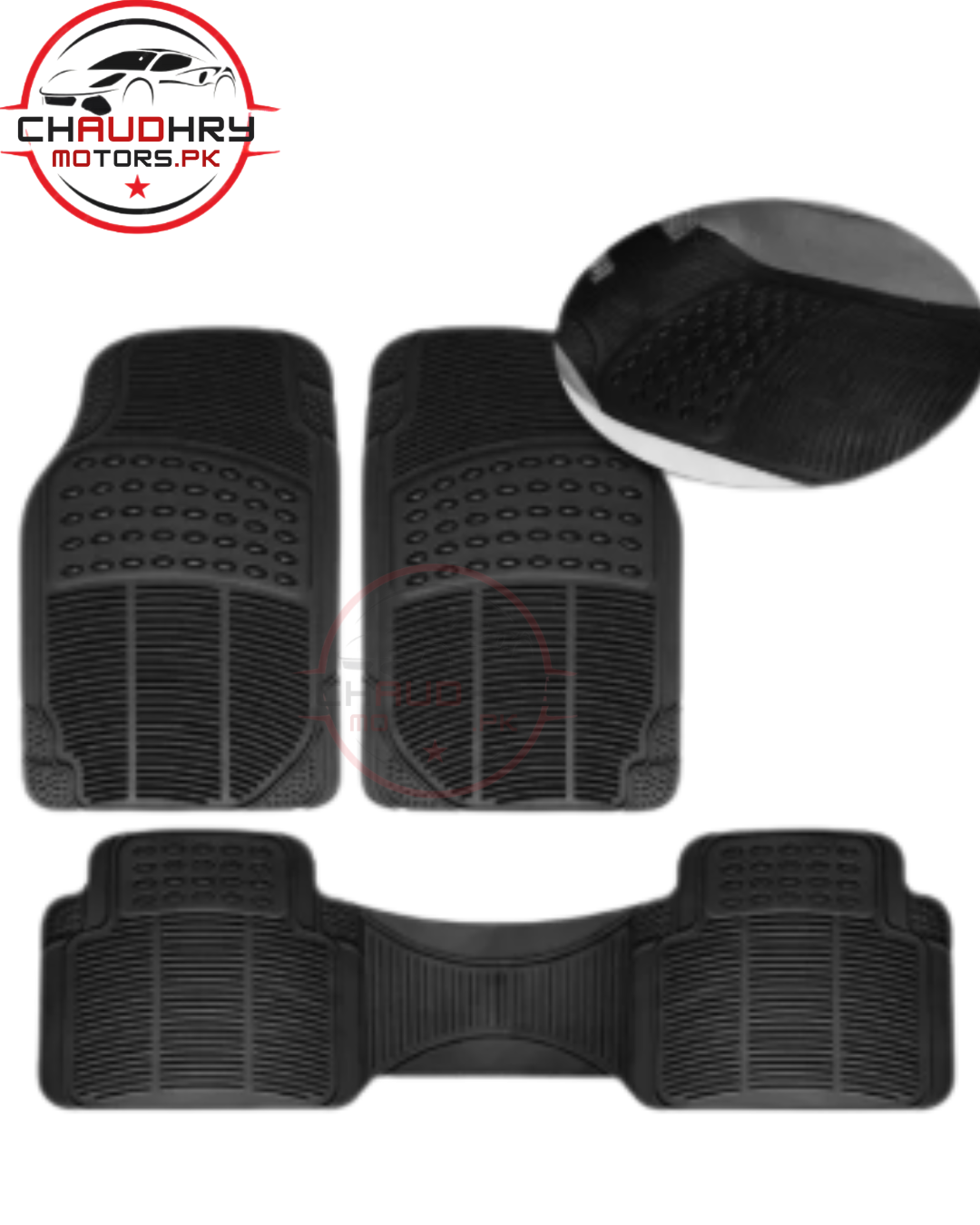 universal 3 pcs matt black