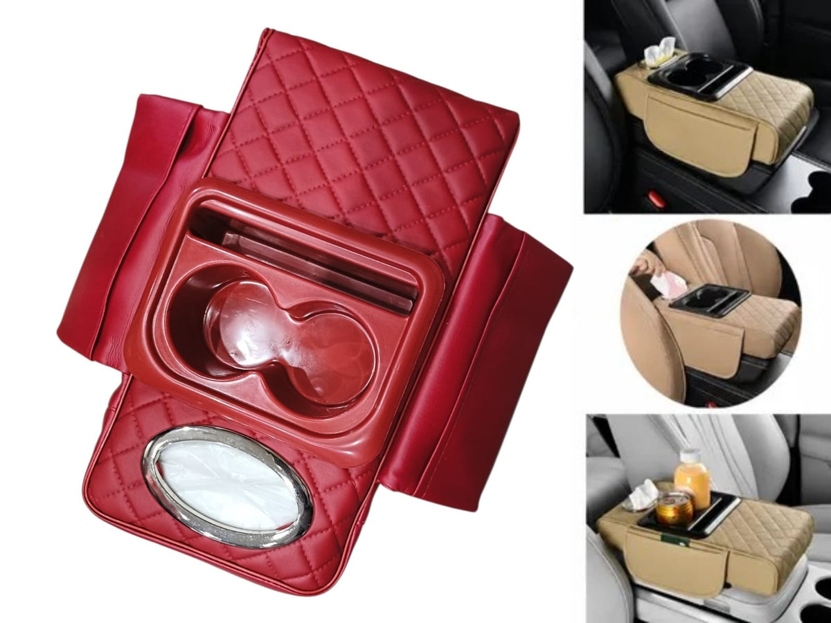 universal car cup holder red