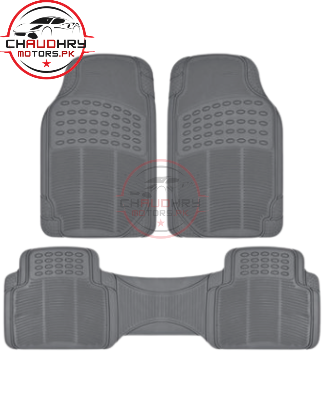 universal car matt grey 3 pcs